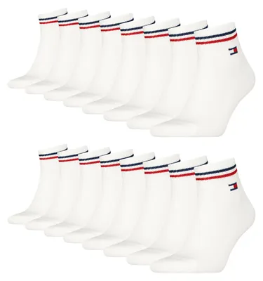 Produktbild von 8 Paar Tommy Jeans Herren Quarter Iconic Socken