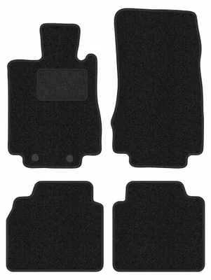 Productafbeelding van Velours automatten voor Mercedes S W220 1998-2005 – 4-delig, antraciet, op maat – Wielganizator ANTHRA