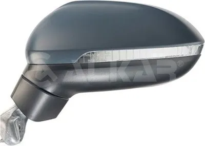 Produktbild von ALKAR 6139197 Außenspiegel Seitenspiegel Links für VW Passat Variant (3G5, CB5) Beheizt Asphärisch Grundiert Elektrisch