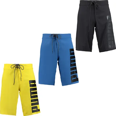 Image de PUMA Long Board Swim Shorts Hommes Maillot de bain long Short de bain , Couleur:Black, Taille:XL