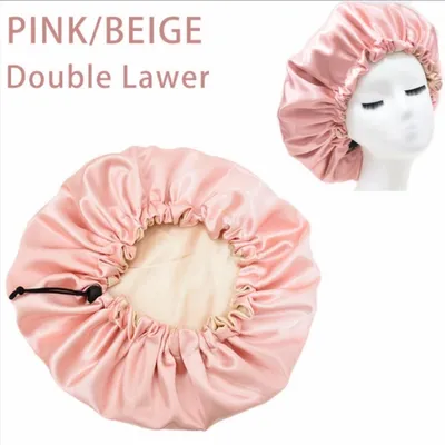 Produktbild von Go Go Gadget – „Schlafmütze aus rosa Satin für erwachsene Frauen“