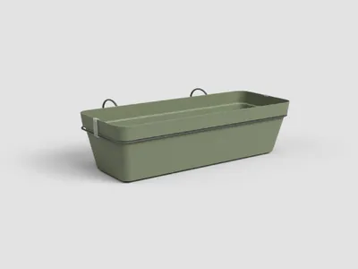 Obrázek produktu pro Artevasi Capri Plant Box Water Reserve Kit, Zelená, 12,5 l, 285 mm, 502 mm, 200 mm, 6 kusů