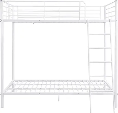Produktbild von Etagenbett 2 x 140 x 190 cm - Metall - Weiß - GEMINI