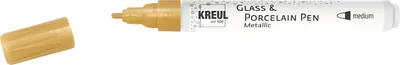 Immagine prodotto di KREUL 16415 Penna in vetro e porcellana KREUL Metallic, oro