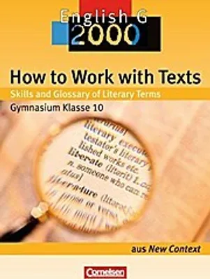 Produktbild von How to Work with Texts: