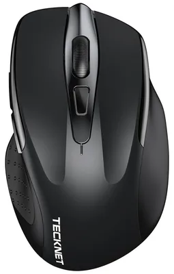 Obrázek produktu pro Bezdrátová myš - Ergonomická - 4800 DPI - Tichá - Tři režimy připojení - Šedá