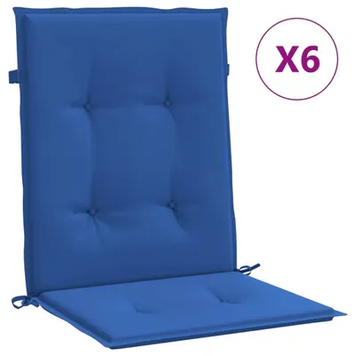 Produktbild von vidaXL Gartenstuhlauflagen für Niedriglehner 6 Stk. 100x50x3 cm