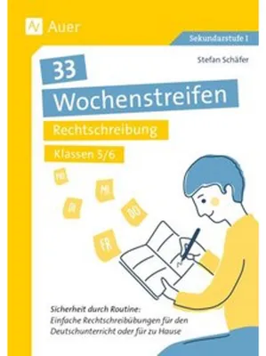 Obrázok produktu pre 33 Wochenstreifen Rechtschreibung Klassen 5-6
