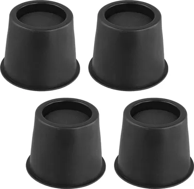 Produktbild von 4 Stš¹ck 10cm Betterh?hung, Robuste Runde M?belerh?hungen, bis zu 990kg Pfund, fš¹r Bett, Sofa, Schreibtisch, Stuhl, Kš¹hlschrank