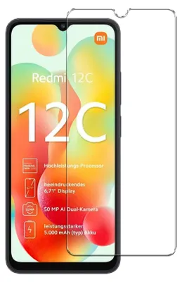 A smartphone screen protector is shown on top of a smartphone display.