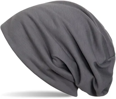Produktbild von styleBREAKER Uni Slouch Beanie Mütze One Size | Weicher Baumwollmix & Elastisch | Leichte Longbeanie für Sommer & Übergang | Atmungsaktiv & Einfarbig