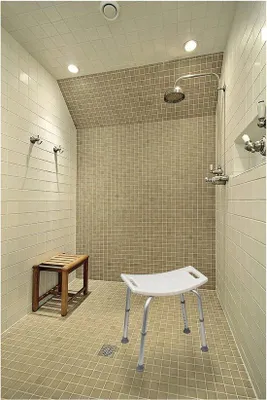 Immagine prodotto di Sedia da doccia per anziani, antiscivolo, sedia da bagno per anziani