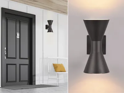 Image de Lampe de façade applique extérieure ARDAS noir Trio 212560232