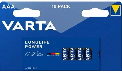 Produktbild von Varta Longlife Power Alkaline AAA Batterie 400 Stück 1100 mAh 1,5 V