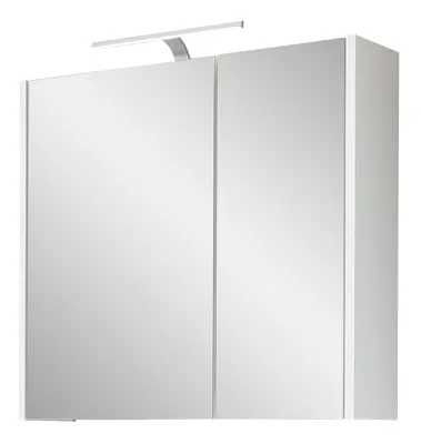 Produktbild von Spiegelschrank Quickset 100, Pelipal, 2 Türen, mit LED-Beleuchtung, 67,2 cm, Weiß