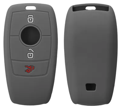 Produktbild von kwmobile Schlüsselhülle für Mercedes Benz Smart Key Autoschlüssel (nur Keyless) Hülle - Autoschlüssel Schlüssel Hülle aus Silikon - Schlüsselschutz