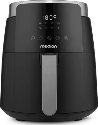 Produktbild von Heißluftfritteuse MEDION MD13030, 4,7 L, Digital, 1500 W, Schwarz