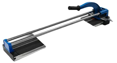 Produktbild von Fliesenschneider, Wolframlegierungsrad, Aluminiumlegierungsbasis, maximale Schnittbreite 80 cm, einstellbarer Winkelbereich 0-90°, Doppelschienenführungen