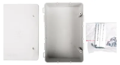Productafbeelding van Inbouwverdeeldoos voor gevelmontage, 250x150x85 mm, instelbare inbouwdiepte 68,4 /96801408/