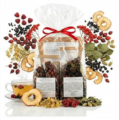 Produktbild von Teegeschenkset 500g - 2x250g lose Teemischung - Trockenfrüchte Set