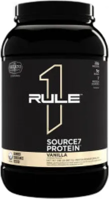 Produktbild von Rule1 R1 Source7 Gelato Protein (2lbs) Vanilla Ice Cream - Eiweiße - Protein-Mischung