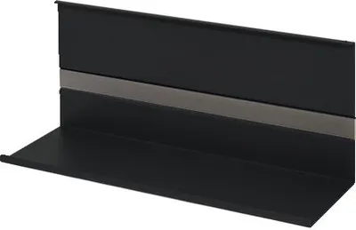 Produktbild von Linero MosaiQ Universalablage H 140 mm ohne Rahmen schwarz matt / Relingsystem / Kesseböhmer