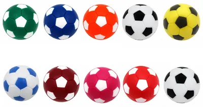 Obrázok produktu pre Sada 10 guľôčiek na stolný futbal – profesionálna kvalita ABS