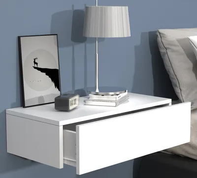 Produktbild von VCM Nachtschrank | Wandschublade | Wandboard | Nachttisch | Maße ca H. 15 x B. 60 x T. 30 cm - Usal M 60 cm