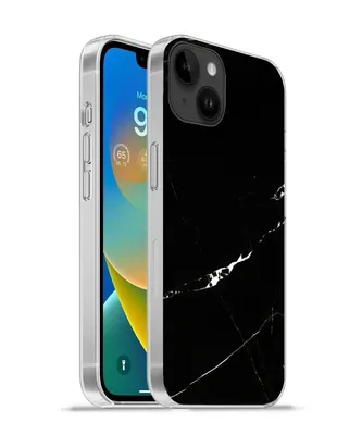 Produktbild von MuchoWow® Handyhülle Schutzhülle Hülle für Apple iPhone 14 Plus - Soft case Marmor - Schwarz - Natursteine Silikon Softcase Handy Hülle - Abbildung