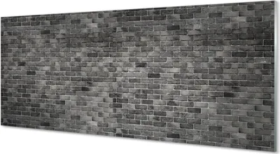 Produktbild von Glasbilder 125x50 Wandkunst Vintage brick wall