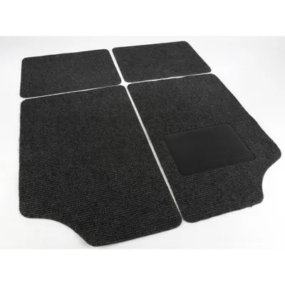WALSER rubbermatten, universele auto mat metallic, vloermatten complete set traanplaat, beschermmat rood, op maat gesneden vuilvangmat 28021