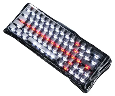 Immagine prodotto di Tastiera da gioco magnetica con effetto Hall GravaStar Mercury V60 Onyx Crystal