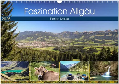 Produktbild von Faszination Allgäu (Wandkalender 2026 DIN A3 quer), CALVENDO Monatskalender