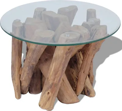 Produktbild von Couchtisch Massives Teak 60 cm