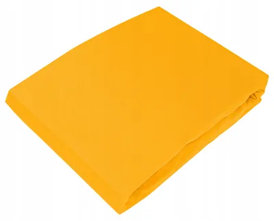 Produktbild von Nyks Premium Jersey Spannbettlaken mit Gummizug 80x200 cm Gelb