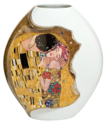 Produktbild von Goebel Artis Orbis Gustav Klimt – Der Kuss Vase 12 × 7,5 × 14 cm