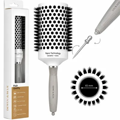 Produktbild von Thermobürste Keramik Rundbürste für Haar-Styling mit Ionentechnologie 65 mm, KI-generiertes Bild