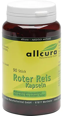 Zdjęcie produktu dla Kapsułki Allcura Red Rice, 90 kapsułek