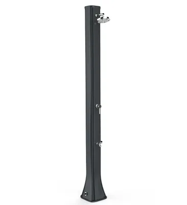 Immagine prodotto di Doccia Solare da Giardino 40L Miscelatore e Lavapiedi Arkema Big Happy Five Grigio Antracite