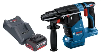 Produktbild von Bosch GBH 18V-24 C Professional Akku Bohrhammer 18 V 2,4 J Brushless SDS plus + 1x Akku 4,0 Ah + Ladegerät