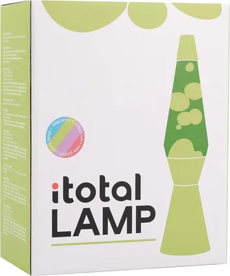 Immagine prodotto di Lampada lava Spaceship con base verde, liquido verde e cera gialla