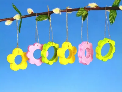 Immagine prodotto di Set di decorazioni per albero di Natale a forma di fiori, colorate, diametro 4 cm, nuovo