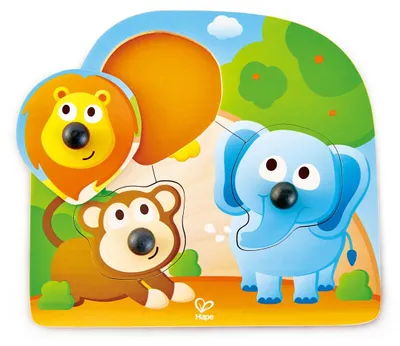 Obrázok produktu pre Hape Puzzle s chytkami - Divoina
