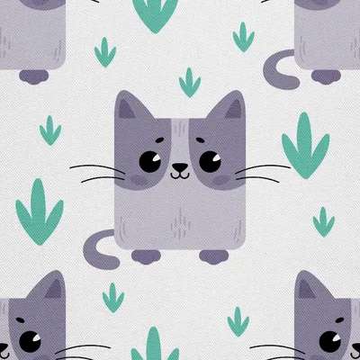 Produktbild von OUTDOOR DEKOSTOFFE OXFORD - Motiv Katze im Gras