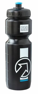 Immagine prodotto di Borraccia sportiva 0Team, 0,8 litri, PVC, 7,4 cm, nero/bianco