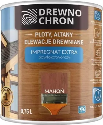 Immagine prodotto di Drewnochron Rivestimento Impregnante Mahogany 0,75 L - 5Imdr.mah0,7