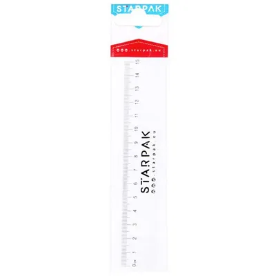 Obrázok produktu pre Plastové pravítko 15 cm STARPAK 438871