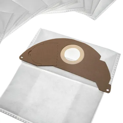 Produktbild von vhbw 30x Staubbeutel kompatibel mit Kärcher WD 2.210, WD 2.200, WD 2.240, SE3001, WD 2, SE 2001, WD 2.000 - WD 2.499 Staubsauger - 26cm x 24cm Weiß