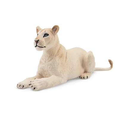 Produktbild von Toymany ML00306-2 Weißer Löwin liegend 12 cm Wildtiere