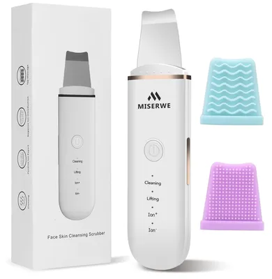 Productafbeelding van Huidscrubber, gezichtsschepje, ultrasoon peelingapparaat, huidscrubber, comedonenverwijderaar